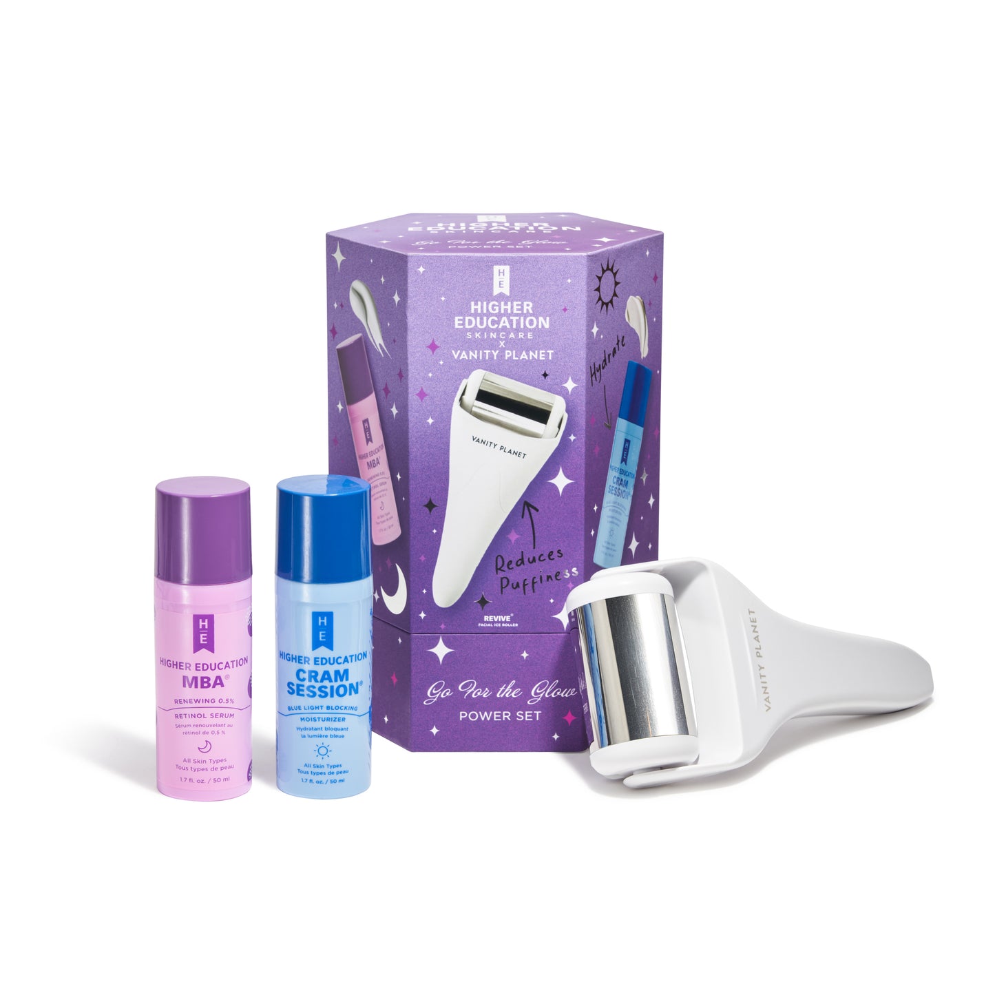 Higher Education Skincare + Vanity Planet Set